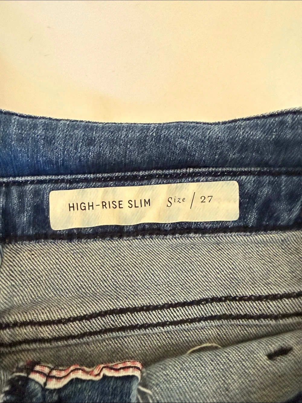 Pilcro and the Letterpress Indigo High-Rise Button-Fly Denim Shorts